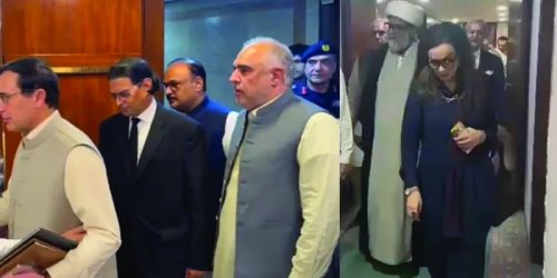 حکومت ،اپوزیشن مذاکرات کا دوسرا دور، پی ٹی آئی نے لانگ مارچ ختم کرنے کیلئے عمران خان سے ملاقات کی شرط رکھ دی